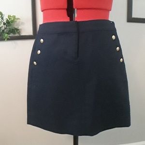 J.crew  navy skirt
